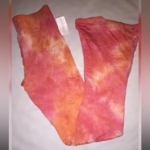 2 Tye dye flare pants